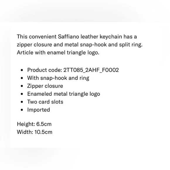 Prada Key/ Card Wallet - Picture 13 of 14